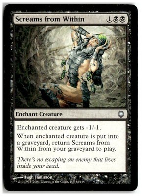 MTG Screams from Within - Darksteel Moderately Played English