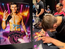 Jackson Drake Signed Metallic 8x10 Proof WWE ID Promo NXT Vanity Project