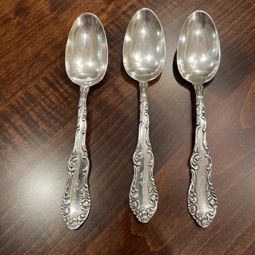 Vtg Towle Old English Sterling Silver Flatware Lot of 3 With “D” Monogram