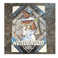 Topps 2022 Fire Rickey Henderson Oakland Athletics #145 Base Set MLB Card