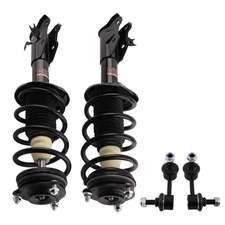 4x Front Struts w/Sway Bar End Links For Honda Civic 2006-2011 Acura CSX ITECH