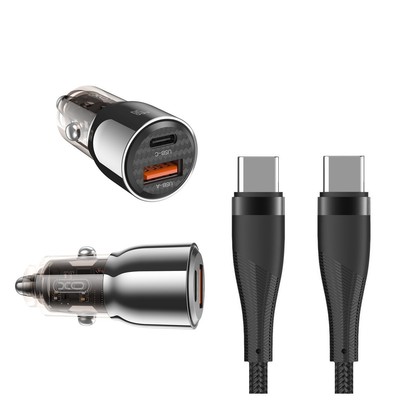 95W USB-C Car Adapter Car Charger for Blackview Wave C6 A52 Pro Mobile Phone