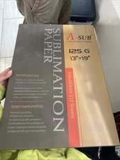 A-SUB Sublimation Paper 125g 13” X 19” 110 Sheets Heat Transfer