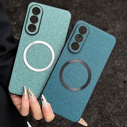 For OnePlus Nord 5, Shockproof Magnetic Ring Soft Fabric-patterned Case Cover - Picture 11 of 18