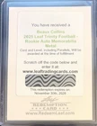 2025 Topps Signature Beaux Collins Red (RAW)
