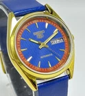 Vintage Seiko 5 Blue Dial Day-Date Automatic Movement No.6319A Men Wrist Watch