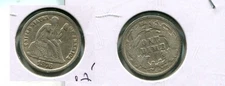 1876 CC LIBERTY SEATED DIME TYPE COIN FINE 4870T