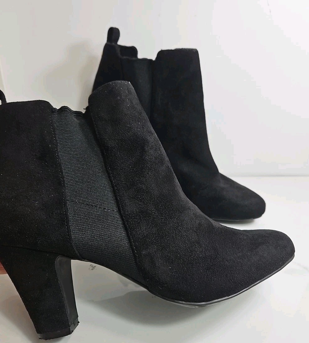 Bcbgeneration Black Microsuede Textile Elastic St… - image 3