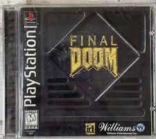 Final Doom (Sony PlayStation 1, 1996) PS1 Complete CIB with Manual Black Label