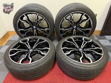 OEM 21" BMW Style 765 765M F97 F98 X3M X4M Wheels Rims Black Machined w/Tires
