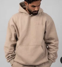 Comfrt Minimalist Hoodie Size L Latte New With Tags