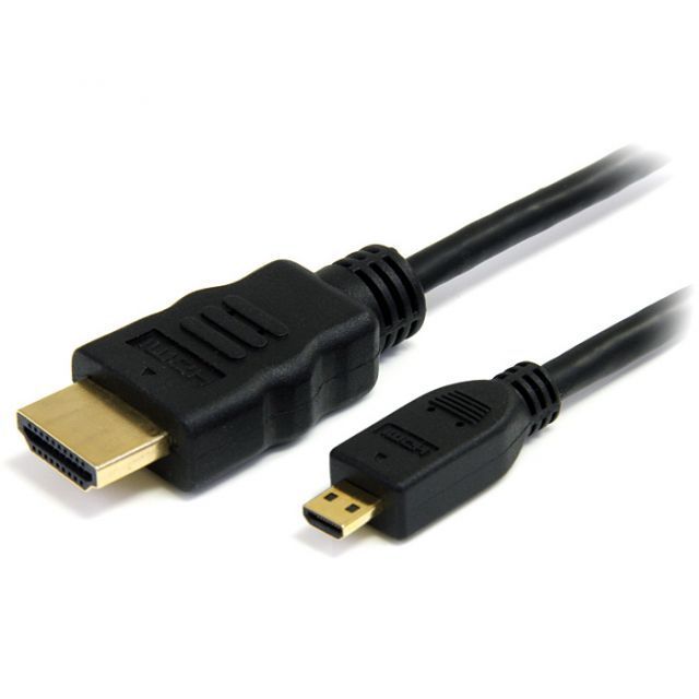 StarTechcom 3 ft High Speed HDMI Cable with Ethernet - to Micro M/M 1 ...