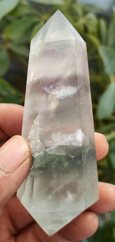 149 g VARITA DE CRISTAL DE FLUORITA NATURAL de color brillante punto curación 1 - Imagen 4 de 15