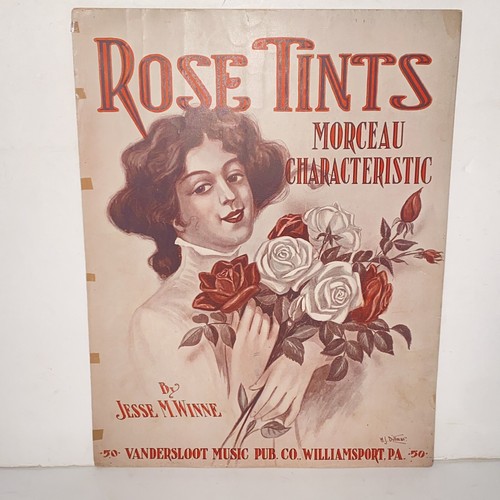 Antique 1913 Rose Tint's Morceau Characteristic Sheet Music - Picture 12 of 12