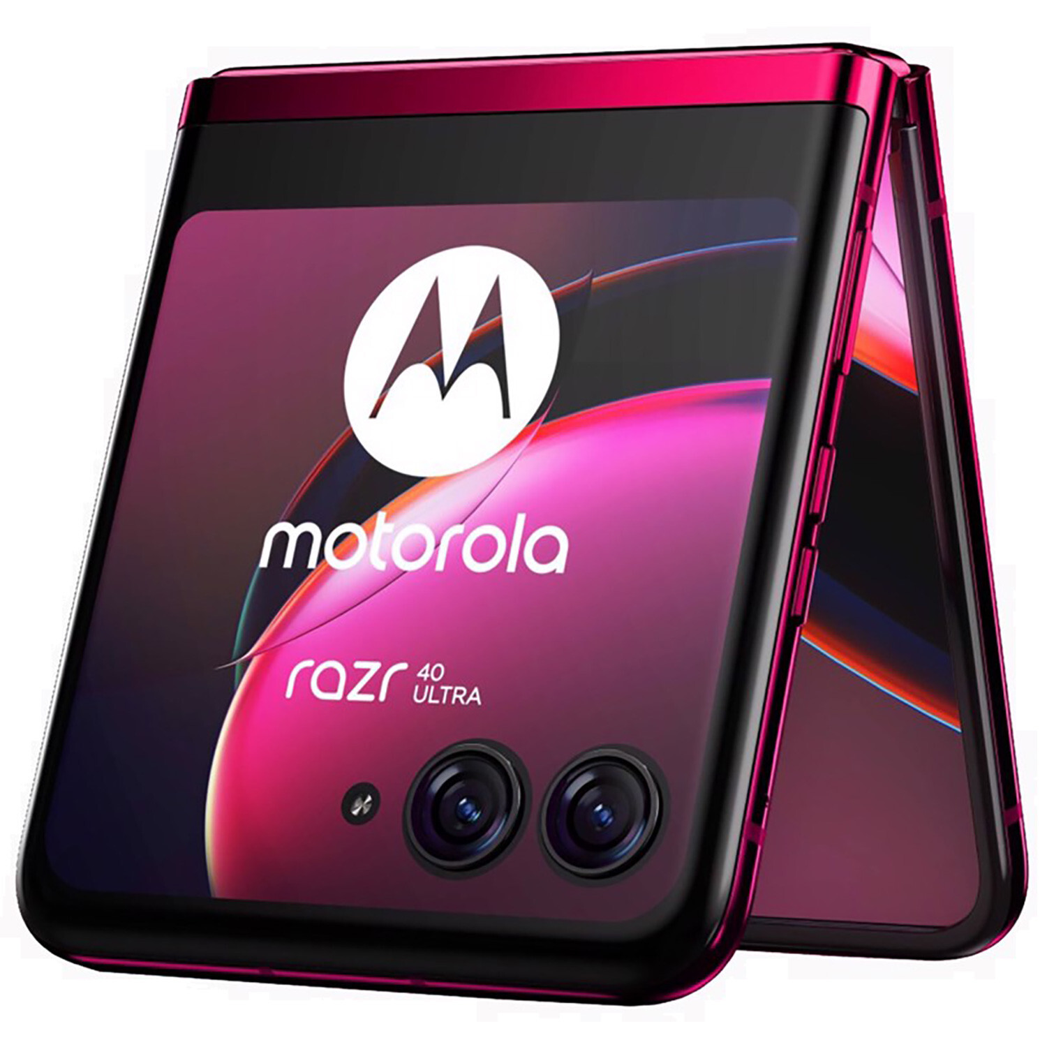 Motorola Razr 40 Ultra Dual-SIM 256GB ROM + 8GB RAM (Only GSM | No CDMA)  Factory Unlocked 5G Smartphone (Red) - International Version