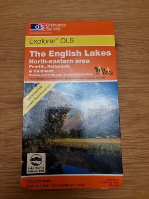 The English Lakes: North Eastern Area by Ordnance Survey (Sheet map, 2002)