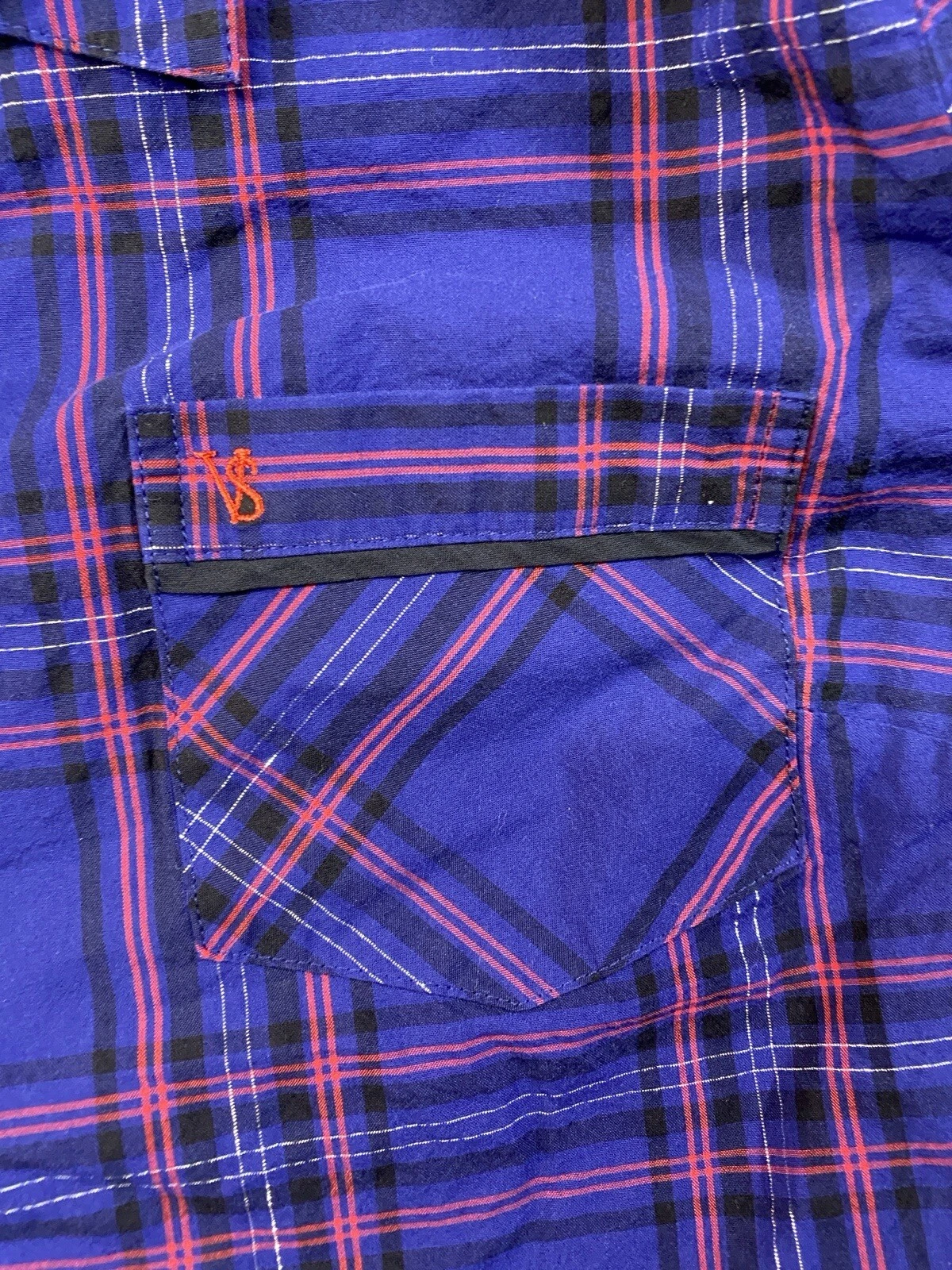 UNDERCOVER Camicia da notte Victoria's Secret taglia grande abito pigiama a quadri filo metallizzato