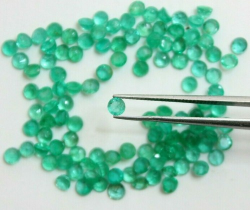 Natural Emerald Round, Pear, Marquise, Octagon Faceted Loose Gemstones, #577 - Picture 4 of 31