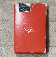 Vintage United Airlines Playing Cards “GIN!” Fly The Friendly Skies Of United