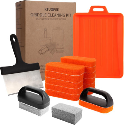 Upgraded Griddle Cleaning Kit for Blackstone 18 Pieces Flat Top Grill Accessorie