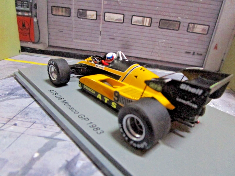 F1 ATS D6 BMW Turbo Monaco GP 1983 #9 Winkelhock Steinbock Spark 1:43 - Bild 3 von 4