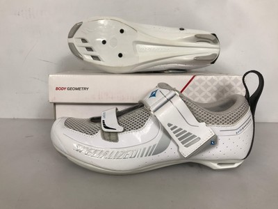 Specialized Body Geometry White/Silver Trivent Sport Road Women's Size 6.5/37 NI