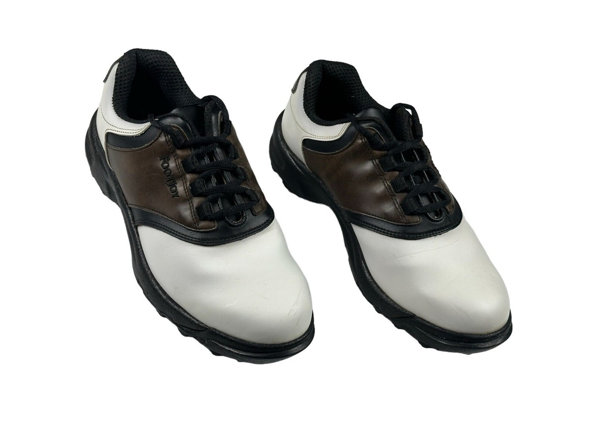 Footjoy Golf Shoes Men's 8M Brown White Greenjoy Classic Rubber