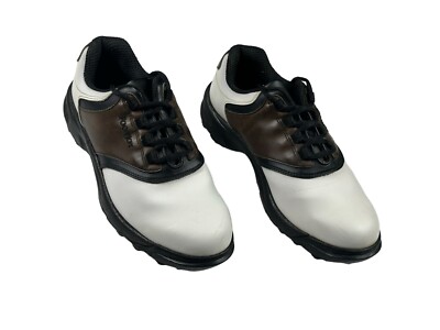 Footjoy Golf Shoes Men's 8M Brown White Greenjoy Classic Rubber