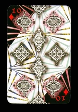 Transformation playing card Christian Lacroix 10 of Diamonds Q70a