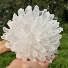 12LB+ Large Natural Clear Quartz Crystal Cluster Mineral Specimen Crystal Random