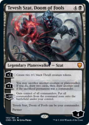 [1x] Tevesh Szat, Doom of Fools Near Mint, English Commander Legends MTG Magic