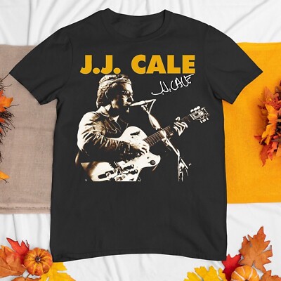 New! JJ Cale Signed Cotton Shirt Unisex Concert S to 5XL AR164