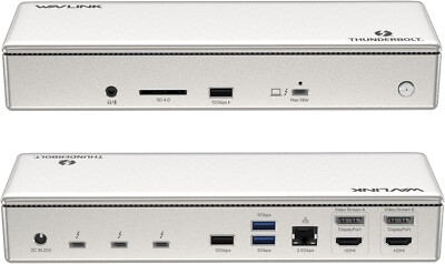 WAVLINK Thunderbolt 4 Dock 100W Charging, 15-in-1 Thunderbolt 4 Docking Station