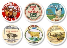 Vintage Farm & Country Decorative Knob Pig Chicken Cow Decor Drawer Pull Handles