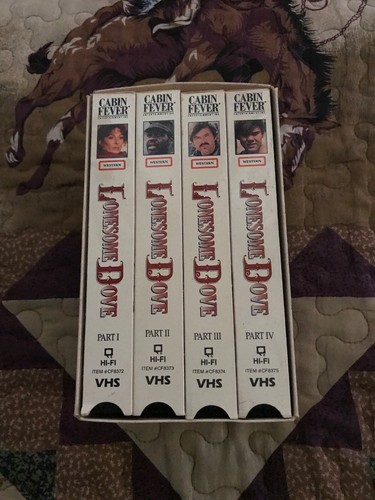 VHS Set Lonesome Dove Western Tommy Lee Jones Danny Glover Robert Duval Rewound - Bild 2 von 4