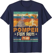 Pompeii Fun Run Geography Volcanologist Volcanology Unisex T-Shirt