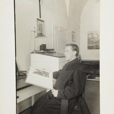 Antique Photos Professor At Institut St Joseph Europe 1914 ID'd