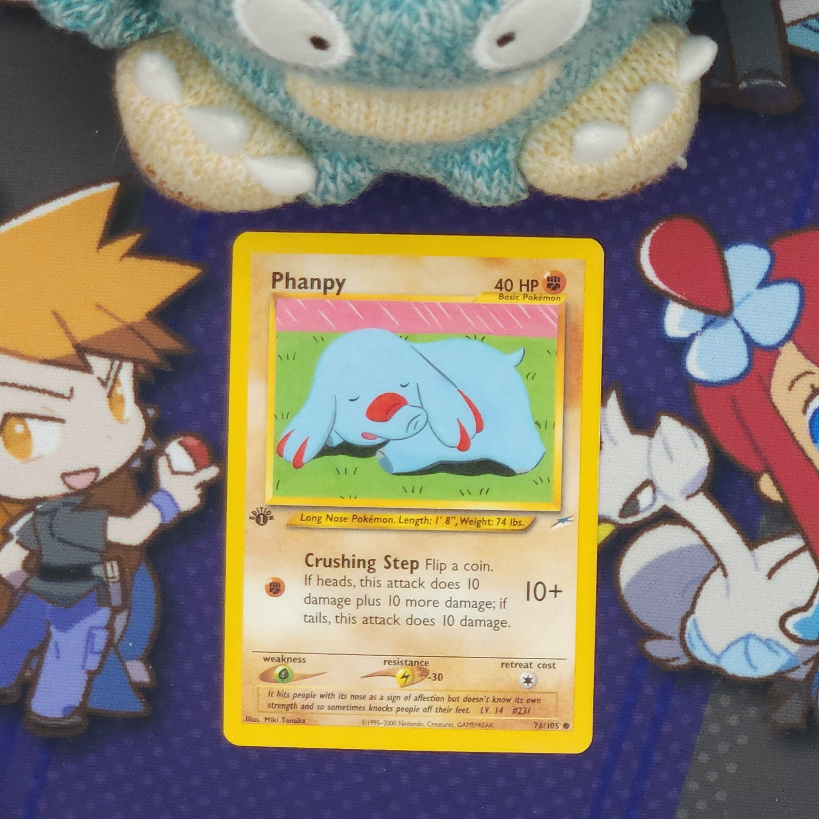 Phanpy (1st Edition) 76/105 LP Common | WoTC: Neo Destiny Pokemon TCG