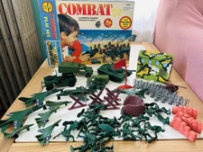 Vintage Combat Action play set With Box