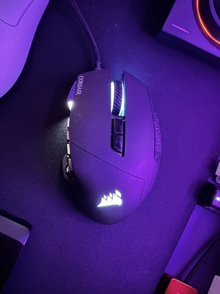 Mouse óptico para juegos Corsair SCIMITAR pro MOBA/MMO — amarillo Foto 4 de 4