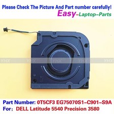 New For DELL Latitude 5540 Precision 3580 CPU COOLING FAN 0T5CF3