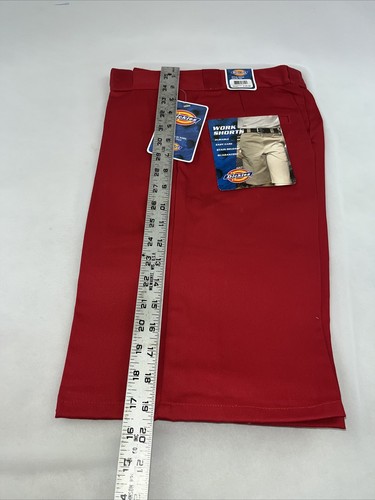 Dickies Boys Shorts. Red! Size 14R. Durable. New With Tags - Picture 3 of 7