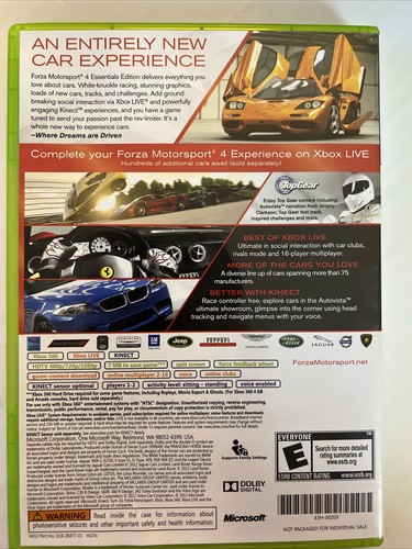 Forza Motorsport 4 -Essentials Edition (Microsoft Xbox 360) - Picture 2 of 3