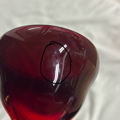 Vtg MCM Deep Ruby Red Ombré Stemmed Sherry Cordial Liqueur Glasses 5.5”, 4 Oz - Picture 16 of 16