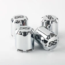 Golf Cart SS Chrome Wheel Center Caps Dust Cover for Yamaha EZGO Club Car& Other