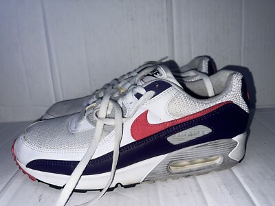 Nike Air Max 90 Retro 'Eggplant' Purple Shoes Sneakers CW1360-100 Women's (S) 9
