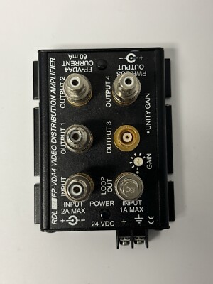 Radio Design Labs (RDL) - FP-VDA4 - RDL FP-VDA4 NTSC/PAL Video Distribution