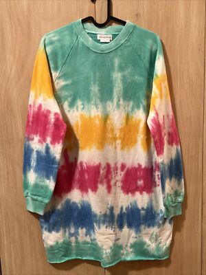 Lovers & Friends Multicolor Tie Dye Tunic Sweatshirt Women s Size Small NEW NWT 