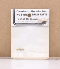 HO Scale Overland Models Brass MU Receptacle with Cable Outlet Detail 9352 4 Pc.