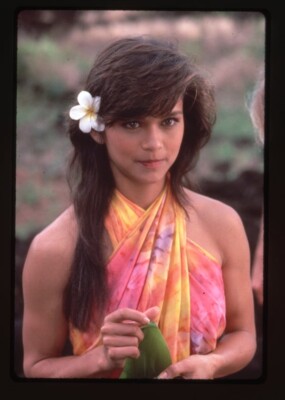 North Shore Nia Peeples Hawaiian Glamour Original 35mm Transparency